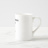 Goedemorgen begint met de Chinese Mok van koffiebo (Rechts)