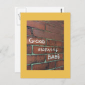 Goedemorgen briefkaart (Voorkant / Achterkant)