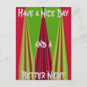 Goedemorgen Briefkaart Horizontale Sjabloon