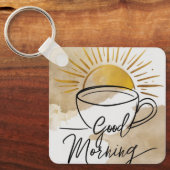 Goedemorgen Briefkaart Sleutelhanger (Voorkant)