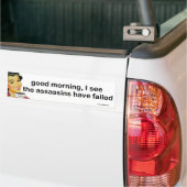 Goedemorgen... Bumpersticker (Op Truck)