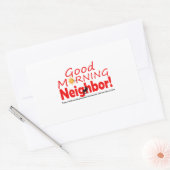 Goedemorgen Buurman Sticker (Envelop)