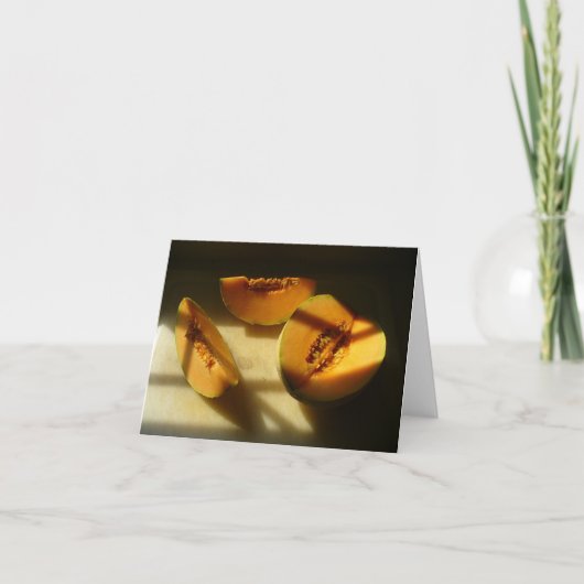 Goedemorgen Canteloupe Bedankkaart (Voorkant)