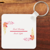 Goedemorgen en Goede Nachtelijke Sleutelhanger (Achterkant)