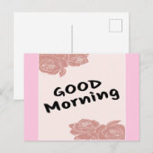 Goedemorgen Feestdagenkaart (Voorkant / Achterkant)