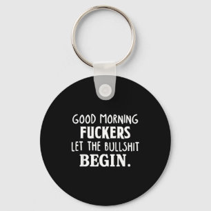 Goedemorgen Forers Laat De Stier Beginnen Grappige Sleutelhanger