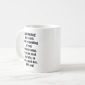 Goedemorgen, GOD Koffiemok (Voorkant links)