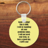 Goedemorgen, GOD Sleutelhanger (Voorkant)