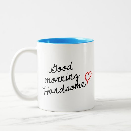 Goedemorgen, Handsome! Tweekleurige Koffiemok (Links)