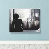 "Goedemorgen hartepijn" Canvas Afdruk (Insitu (Houten vloer))