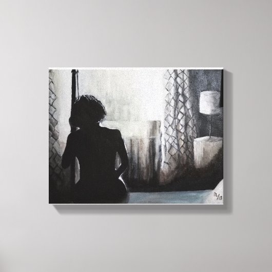 "Goedemorgen hartepijn" Canvas Afdruk (Voorkant)