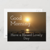 Goedemorgen hebben een bloedige dag briefkaart (Voorkant / Achterkant)