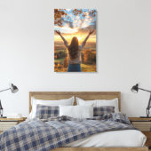 Goedemorgen Herfst Canvas Afdruk (Insitu (Slaapkamer))