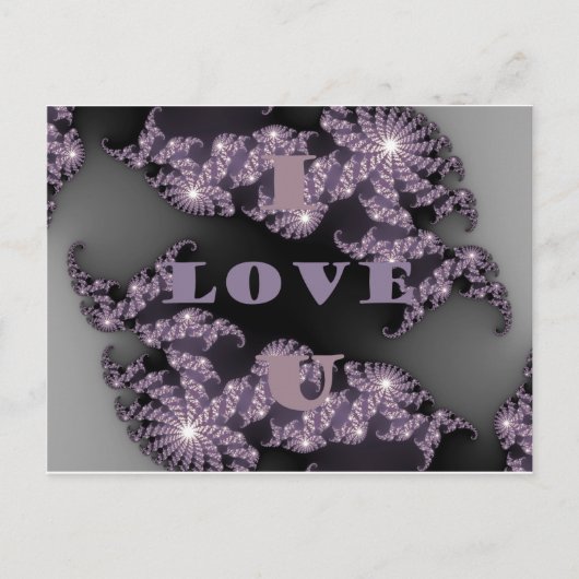 Goedemorgen, ik hou van je briefkaart (Voorkant)