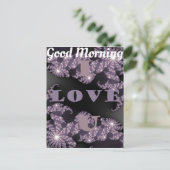 Goedemorgen, ik hou van je dag. briefkaart (Staand voorkant)