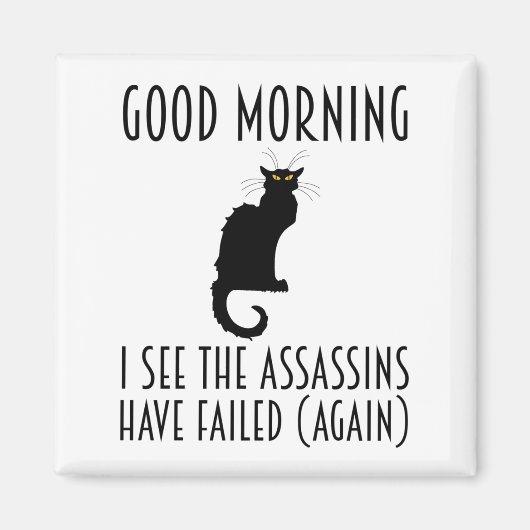Goedemorgen, ik zie dat de Assassins zijn mislukt Magneet (Voorkant)
