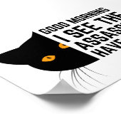 Goedemorgen, ik zie dat de moordenaars gefaald heb poster (Hoek)