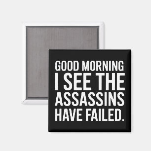 Goedemorgen, ik zie dat de moordenaars hebben gefa magneet