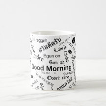 Goedemorgen in alle talen van het woord