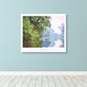 Goedemorgen in de buurt van Giverny Claude Monet Canvas Afdruk (Insitu (Houten vloer))