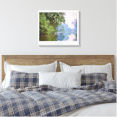 Goedemorgen in de buurt van Giverny Claude Monet Canvas Afdruk (Insitu (Slaapkamer))