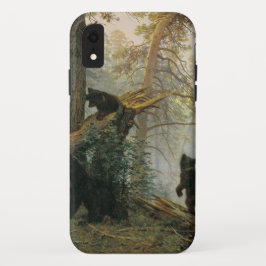 Goedemorgen in een pine bos iPhone XR hoesje