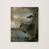 Goedemorgen in een Pine Forest Legpuzzel (Verticaal)