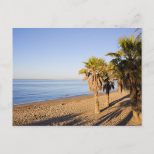 Goedemorgen in Marbella Beach in Spanje Briefkaart