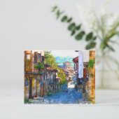 Goedemorgen in Santillana del Mar - Het echte Span Briefkaart (Staand voorkant)