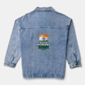 Goedemorgen India, Nayi Subah, Umeed Denim Jacket (Achterkant)