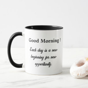 Goedemorgen inspirerend mok