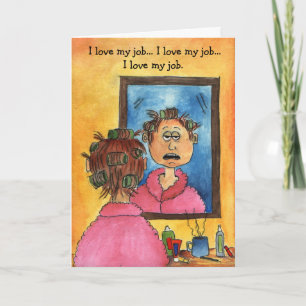 goedemorgen kaart, houd ik van mijn baan… Ik houd Kaart