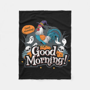 Goedemorgen Kip Grappig Halloween Kostuum Spook Fleece Deken