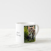 "Goedemorgen" Kitten Espresso Kop (Voorkant rechts)