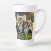 "Goedemorgen" Kitten Latte Mok (Rechts)