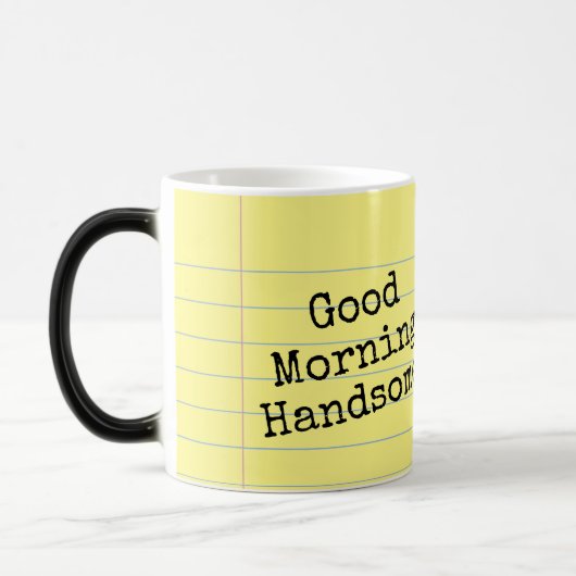 Goedemorgen Knap! Legal Pad Morphing Mok (Links)