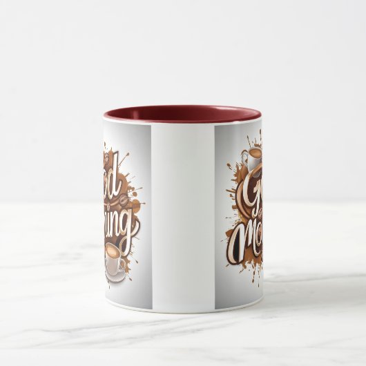 Goedemorgen Koffie Kunst #7 Mok (Midden)