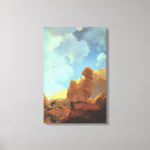 Goedemorgen, Maxfield Parrish Fine Art Canvas Afdruk