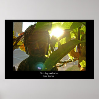 Goedemorgen meditatie poster