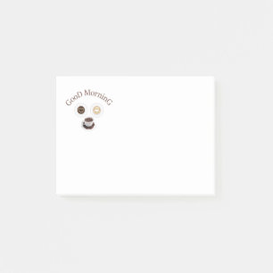 Goedemorgen met koffie post-it® notes