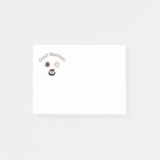 Goedemorgen met koffie post-it® notes (Voorkant)