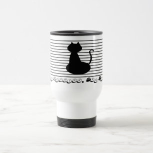 Goedemorgen mevrouw Black Stainless Steel Travel M Reisbeker