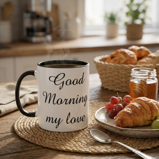 Goedemorgen Mijn Liefde Koffiemok – Romantisch Cad Mok