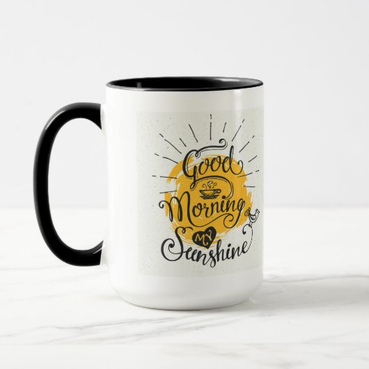 Goedemorgen mijn zon mok (Links)