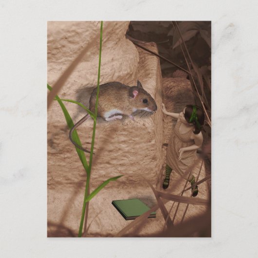 Goedemorgen Miss Mouse.. Briefkaart (Voorkant)