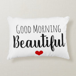 Goedemorgen mooi/knap kussen