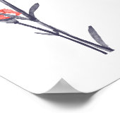 Goedemorgen mooi met anjers poster (Hoek)