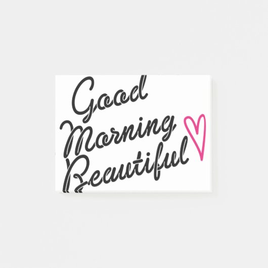 Goedemorgen mooi post-it® notes (Voorkant)