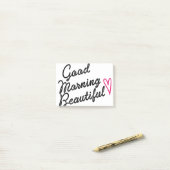 Goedemorgen mooi post-it® notes (Op bureau)