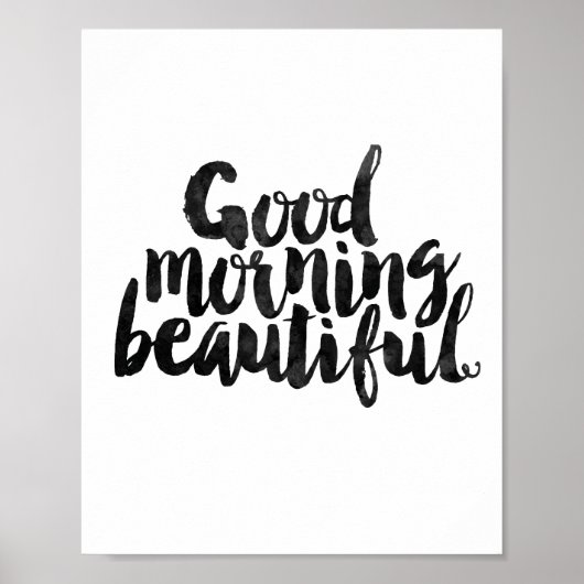 Goedemorgen mooi poster (Voorkant)
